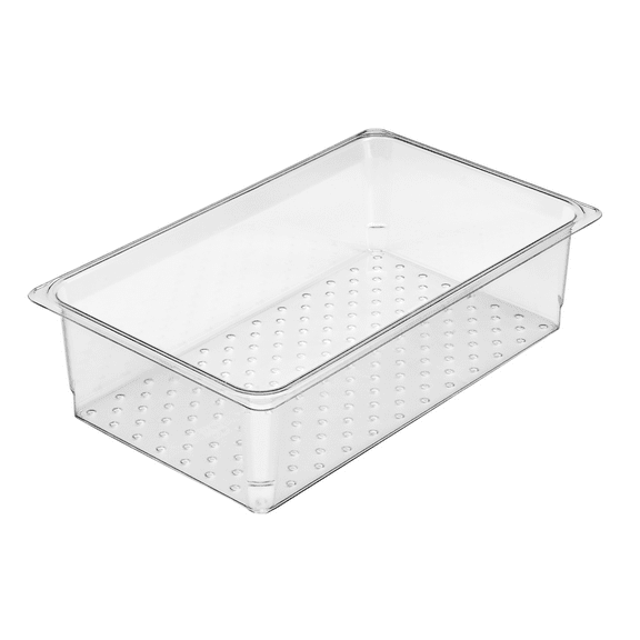 Food Pan Colander 1/1 Camwear 5" Clear