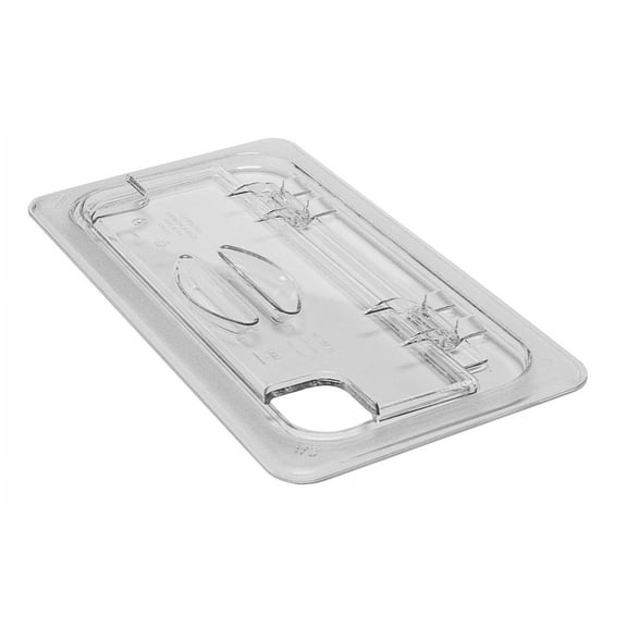 Food Pan Fliplid Notched 1/3 Camwear Clear
