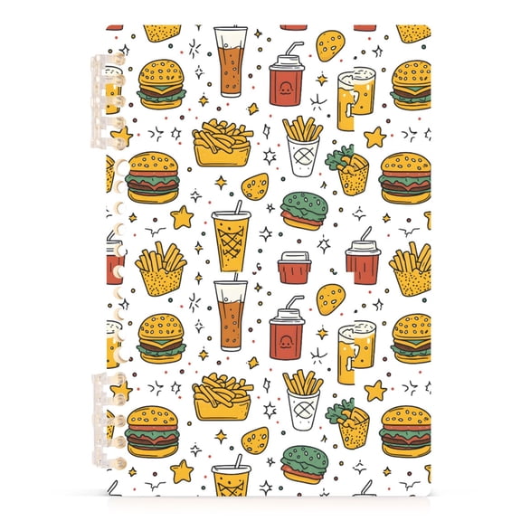 Crane A5 Notebook Set of 2 Refillable 60 Sheets Detachable Ring Binder ...