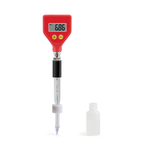 Food Ph Tester Digital Ph Meter Sharp Glass Electrode For Water Milk Cheese Soil Food ,Multifunctional