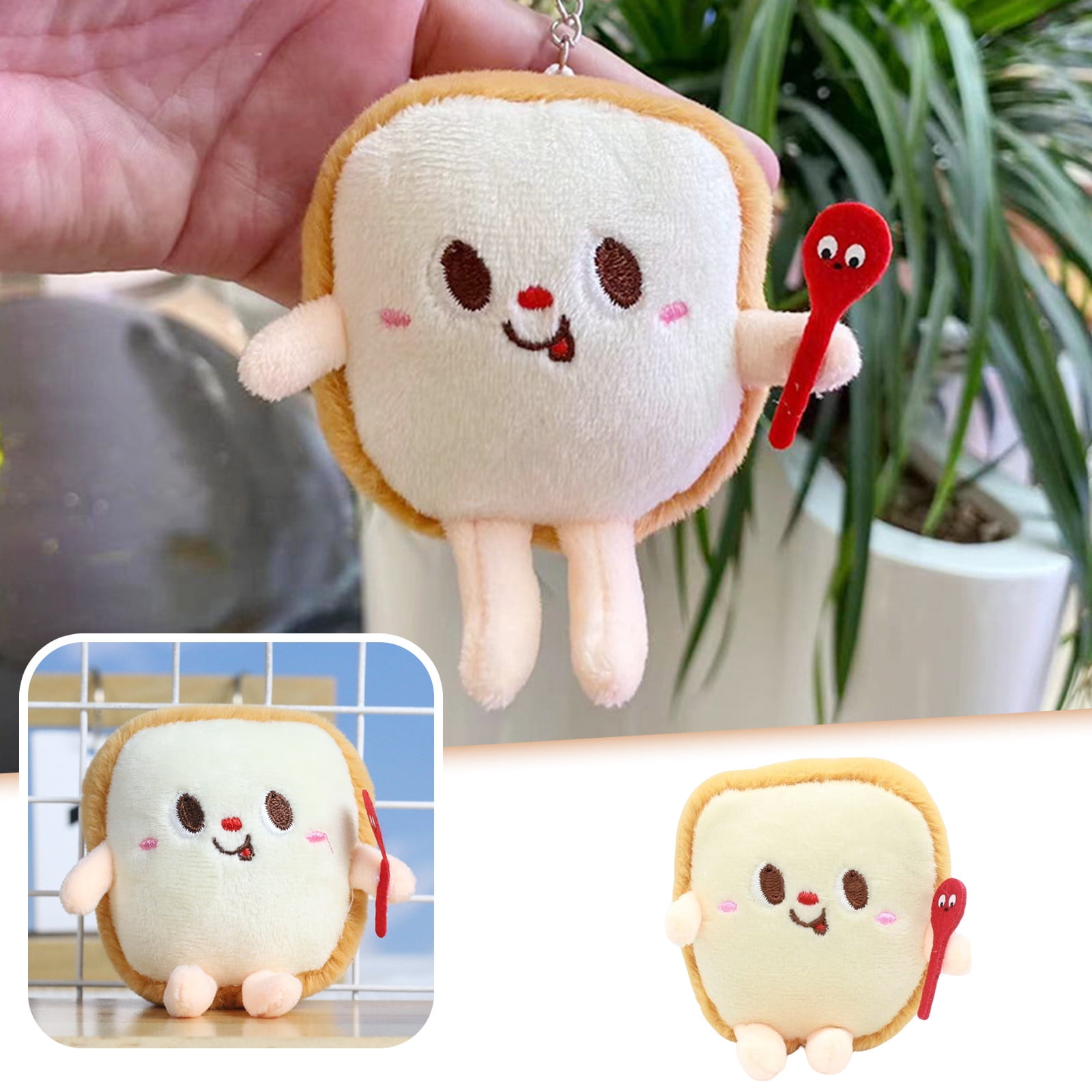 Food Plush Toy Hamburger Hot Dog French Fries Chicken Thigh Bread Food