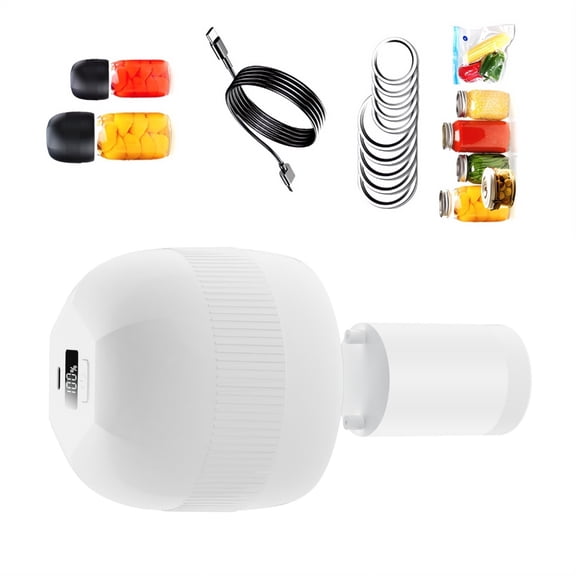 Food Preservation Device For Jars Bottles Bags LCD Digital Display Vacuum Sealer Electric Sealing Machine Kitchen Tool