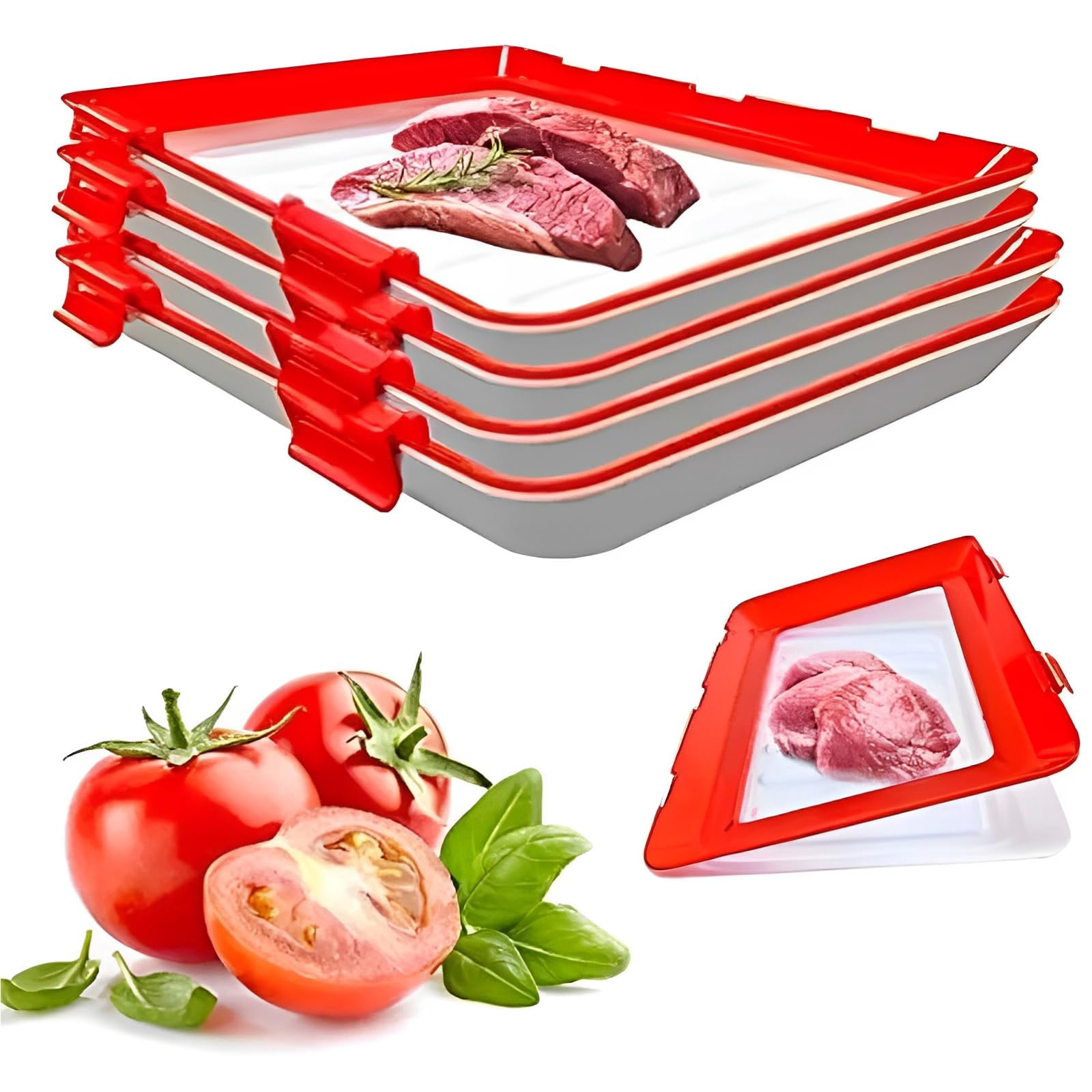Food Preservation Trays,Reusable Food Storage Tray,2025 Latest ...