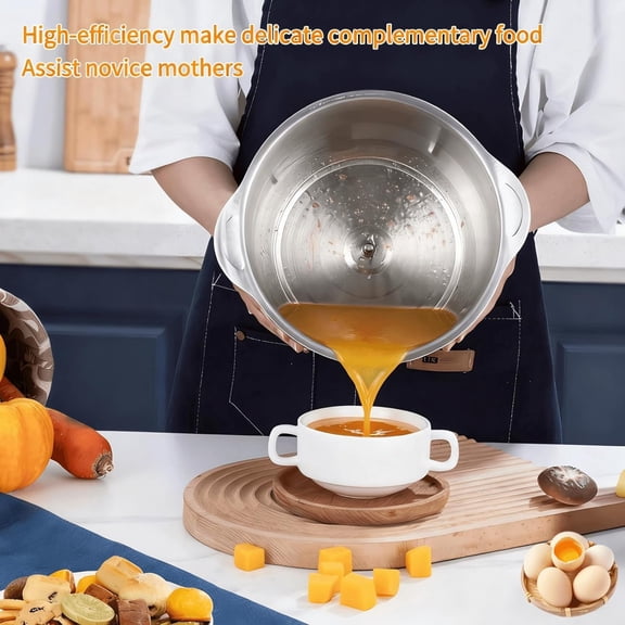 Food Processor, 5-Speed Electric Food Chopper, Meat Grinder 5L(20Cups) with Two 6-Blade Sets, 500W Powerful Vegetable Chopper Used for Dough Mixing, Meat, Nuts, Fruits, Garlic and Vegetables