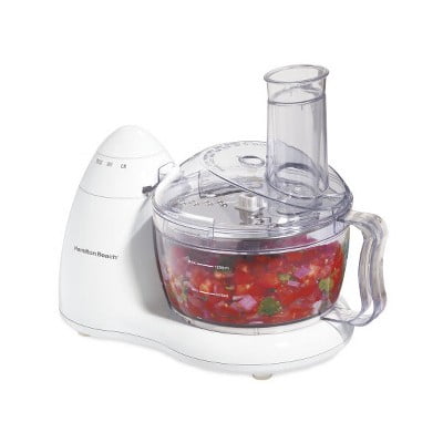 Food Processor : 8-Cup Capacity, 300-Watt, Dishwasher-Safe Parts, Mini Chopper, 1 Speed, White