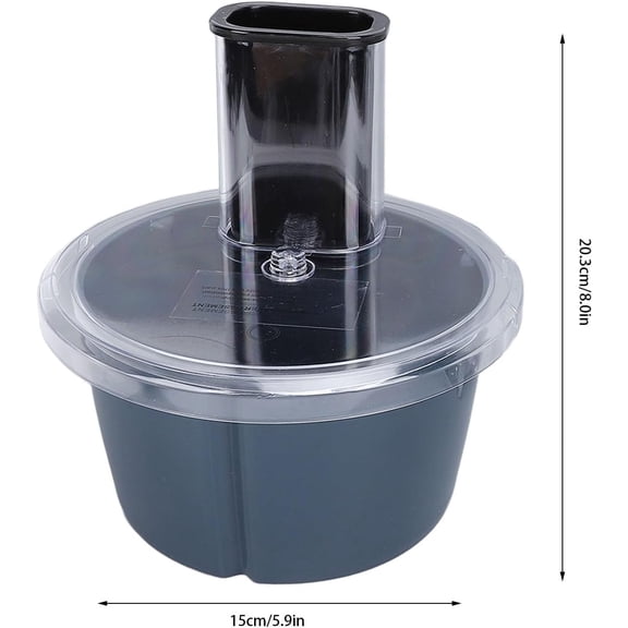 Food Processor Attachment Kit for TM5 TM6 - Vegetable Cutter with Stainless Steel Blades and ABS Body