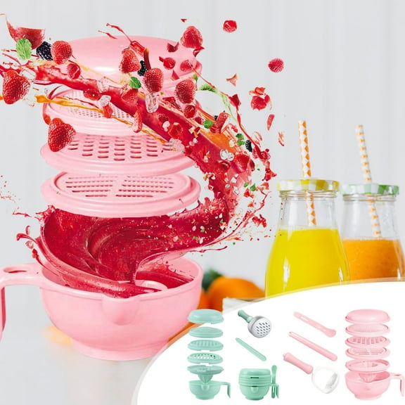 Food Processor Puree Stick Tool Set, Stainless Steel, High-Speed Grinding, Easy-Slide Blades, Modern Design, Family Kitchen, Smoothie Soup Prep, Versatile Food Prep Sopatenor