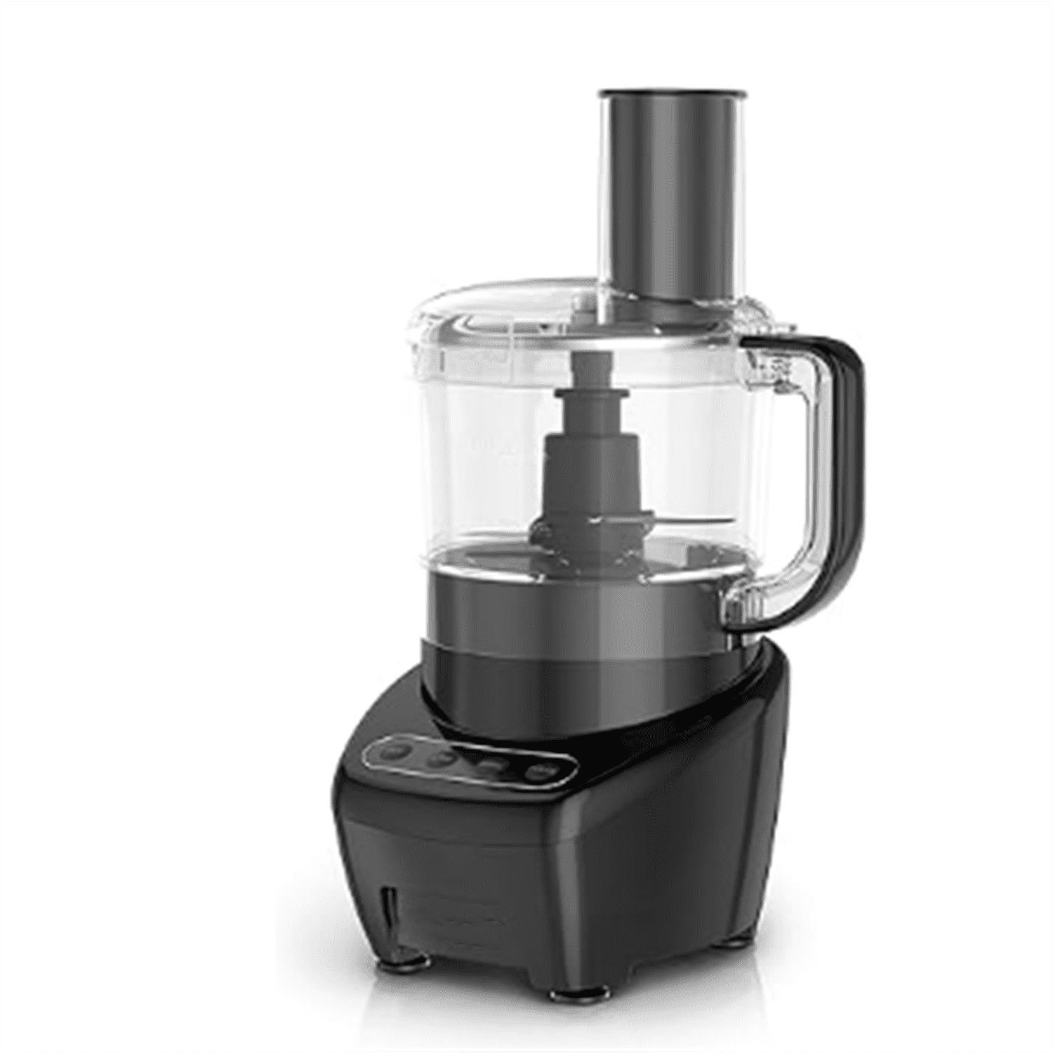 Food Processor and Vegetable Chopper, Stainless Steel Blade, 8-Cup Capacity, 450W Power with Attachments to Shred, Slice, Mince, Grind, and Puree