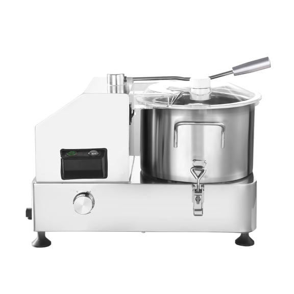 Food Processor and Vegetable Chopper for Dicing, Chopping, Mincing, BPA Free, Stainless Steel Blades, White