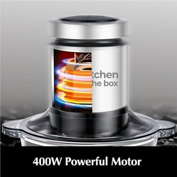 Food Processors, 400W All-Copper Motor Meat Grinder & Food Chopper