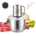 thumbnail image 1 of Food Processor With Touch Screen, 12 Cup Food Chopper, 300W Copper Motor Power Meat Grinder with 4 Bi-Level Blades, Sliver, 1 of 7