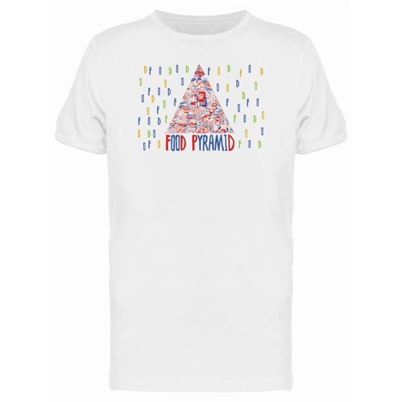 Food Pyramid Doodle Tee Men's -Image by Shutterstock