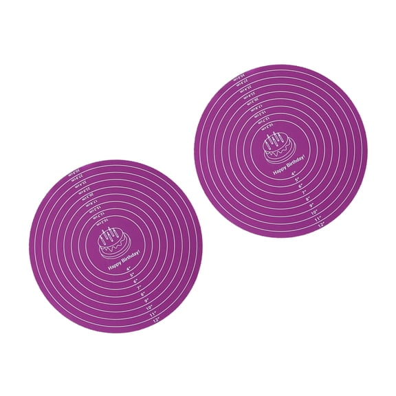 Food Safe Silicone Rolling Mat Nonslip For Baking Pastry Pizza Dough Easy Cleans