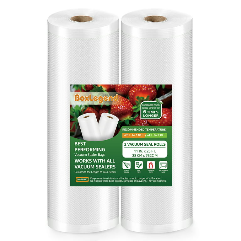 PVC Vegetable Fruit Sealer Saver Food Storage Bags Vacuum Roll