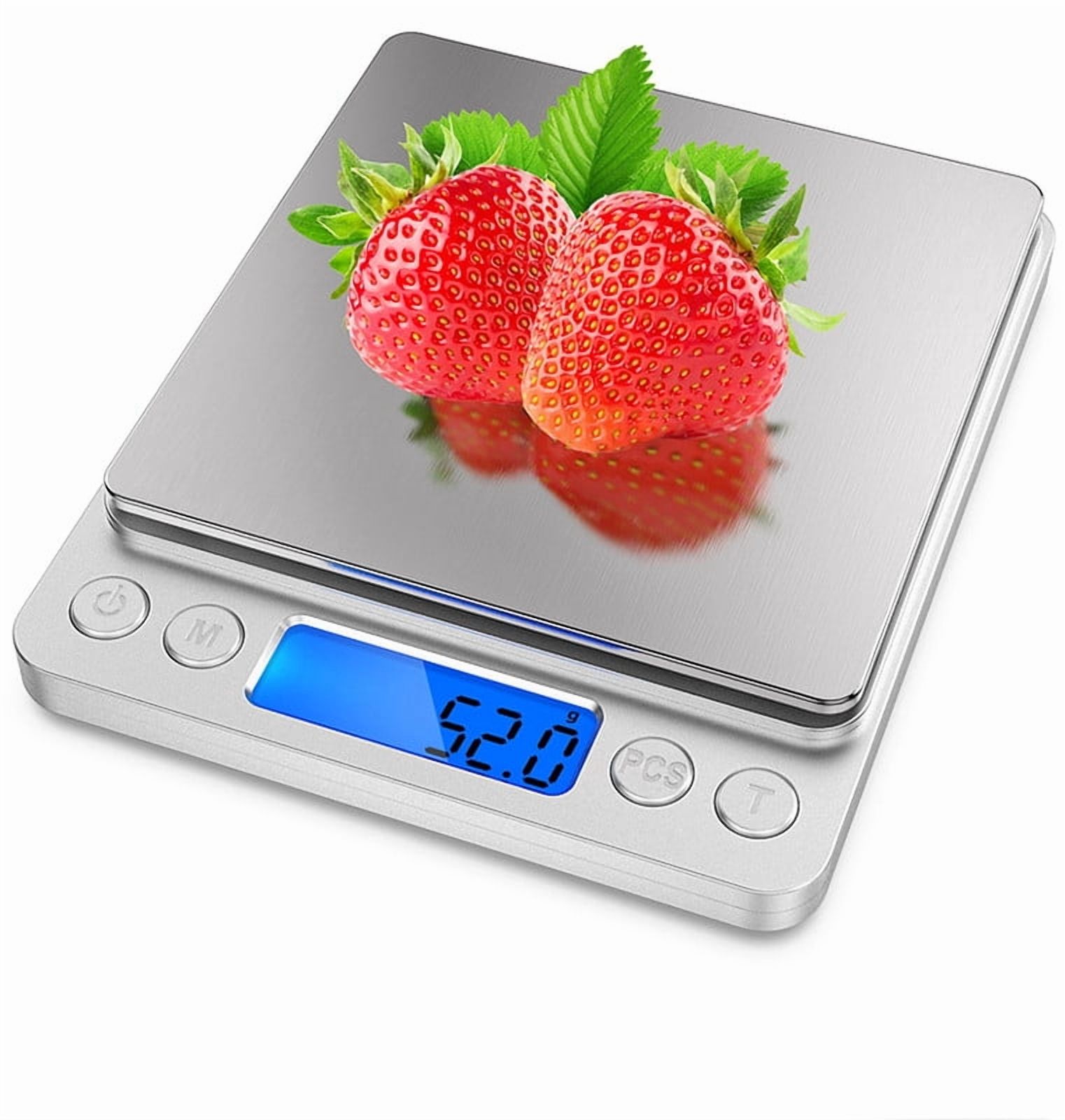 Food Scale, Digital Kitchen Scale, 304 Stainless Steel, Weight in Grams ...