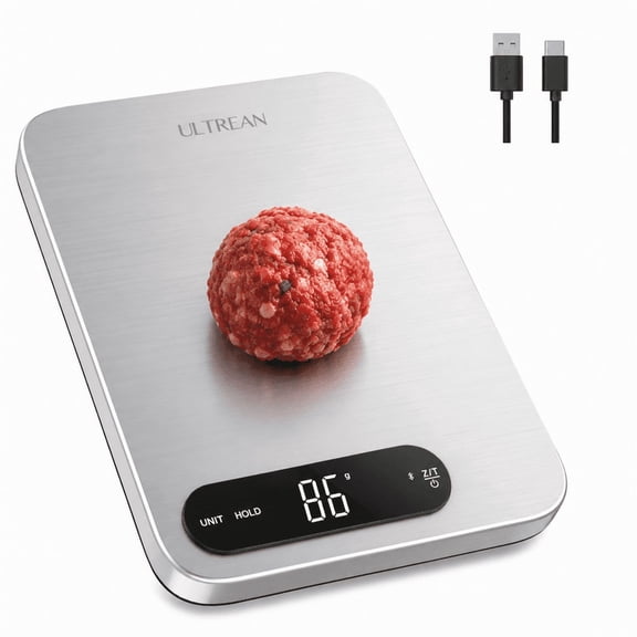 Digital Food Scale 11lb/1g, Digital Kitchen Scale Weight in Grams & Oz ...