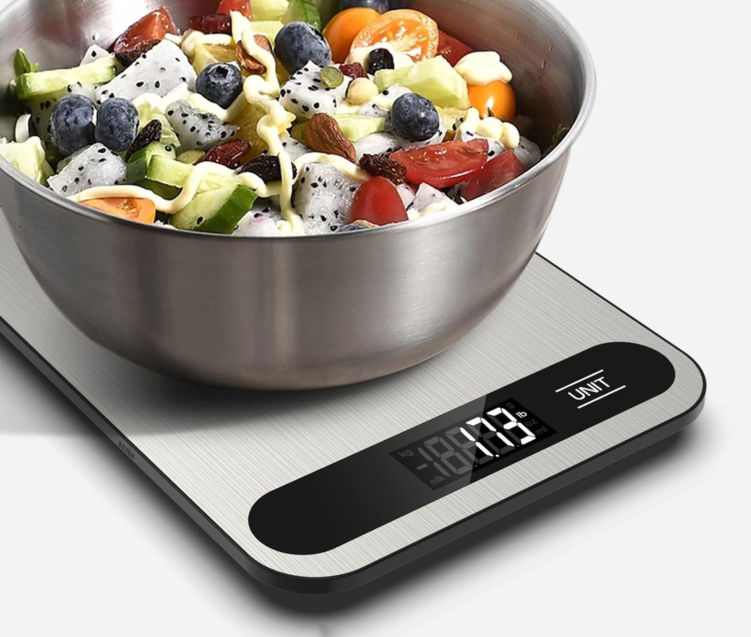 Food Scale, Digital Kitchen Scale with Tare Function & LCD Display ...