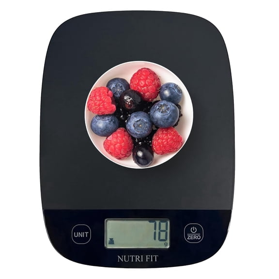 Food Scale for Kitchen Scales Digital Weight Grams and Ounces, Baking Accurate Loss, Cooking, Coffee, Keto Diet, Meal Prep, 0.1oz Ultra Slim Smart Tare Black