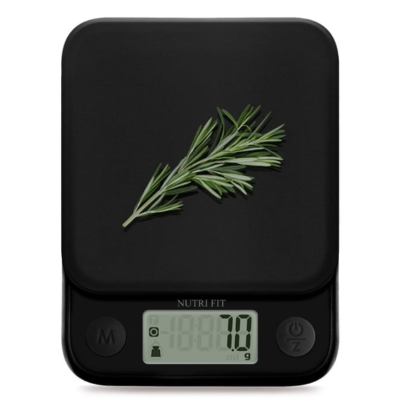 Food Scale Kitchen Weight Grams and Ounces Small Digital for Loss Baking Cooking Coffee of , Max 11lb 0.5g Increment, L Smart Tare, Easy to Use Travel, AAA Battery