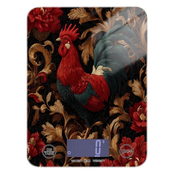 Food Scale Small Food Scale Kitchen Scale Kitchen Electronic Scale Multifunctional Digital Kitchen Scale Baking and Cooking Scale Beautiful Big Rooster