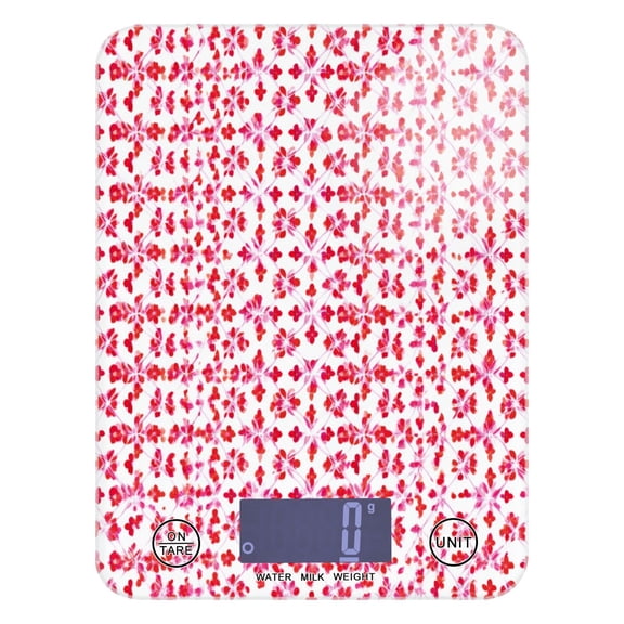 Food Scale Small Food Scale Kitchen Scale Kitchen Electronic Scale Multifunctional Digital Kitchen Scale Baking and Cooking Scale Blush Dots Soft Texture Weave
