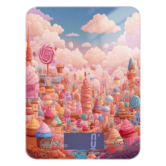 Food Scale Small Food Scale Kitchen Scale Kitchen Electronic Scale Multifunctional Digital Kitchen Scale Baking and Cooking Scale Candy Land Tower Sweets
