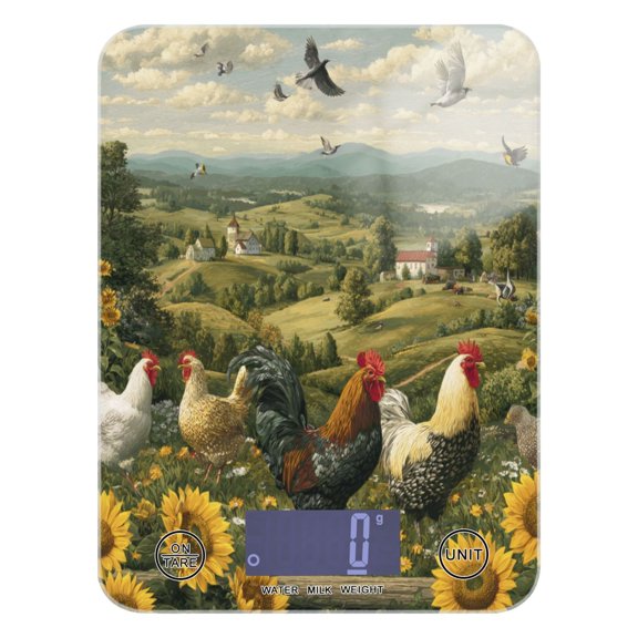 Food Scale Small Food Scale Kitchen Scale Kitchen Electronic Scale Multifunctional Digital Kitchen Scale Baking and Cooking Scale Chicken Forest Group