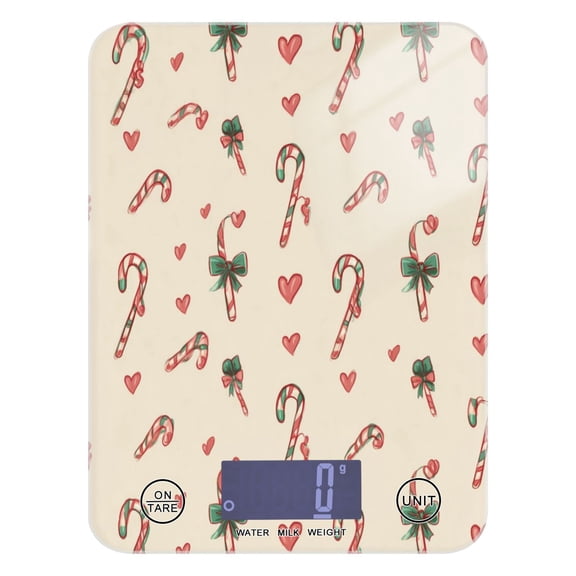 Food Scale Small Food Scale Kitchen Scale Kitchen Electronic Scale Multifunctional Digital Kitchen Scale Baking and Cooking Scale Christmas Candy Cane