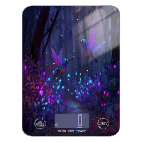 Food Scale Small Food Scale Kitchen Scale Kitchen Electronic Scale Multifunctional Digital Kitchen Scale Baking and Cooking Scale Hummingbird Glowing Bioluminescent