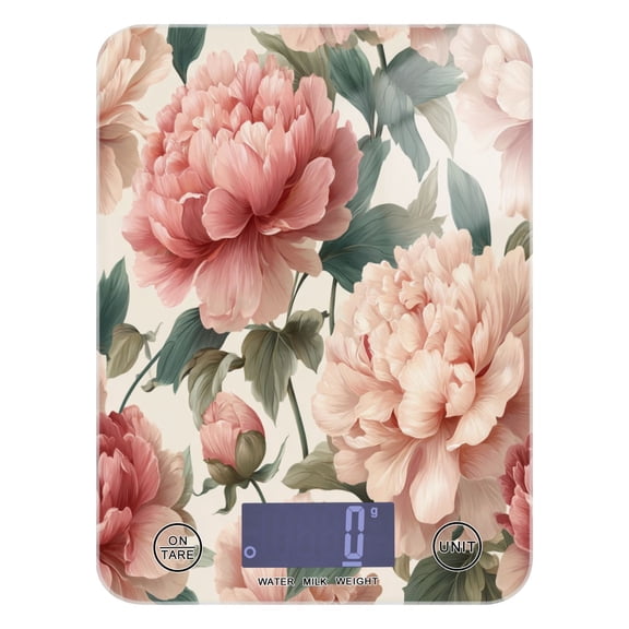 Food Scale Small Food Scale Kitchen Scale Kitchen Electronic Scale Multifunctional Digital Kitchen Scale Baking and Cooking Scale Lovely Retro Flowers