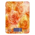 thumbnail image 1 of Food Scale Small Food Scale Kitchen Scale Kitchen Electronic Scale Multifunctional Digital Kitchen Scale Baking and Cooking Scale Orange Roses Seamless, 1 of 7