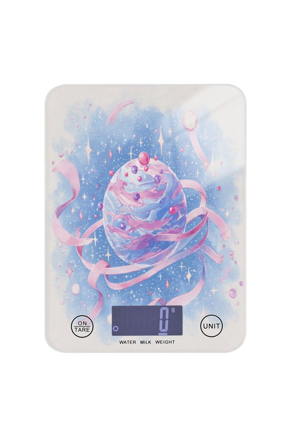 Food Scale Small Food Scale Kitchen Scale Kitchen Electronic Scale Multifunctional Digital Kitchen Scale Baking and Cooking Scale Playful Cartoon Style Planet