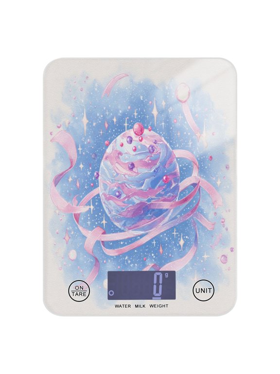 Food Scale Small Food Scale Kitchen Scale Kitchen Electronic Scale Multifunctional Digital Kitchen Scale Baking and Cooking Scale Playful Cartoon Style Planet