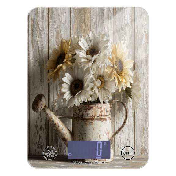 Food Scale Small Food Scale Kitchen Scale Kitchen Electronic Scale Multifunctional Digital Kitchen Scale Baking and Cooking Scale Rustic Wooden Wreath