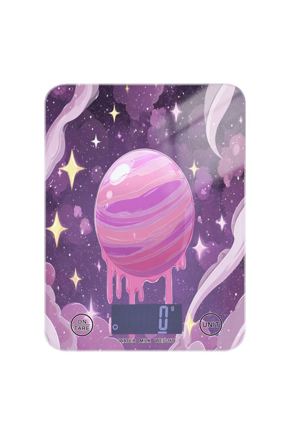 Food Scale Small Food Scale Kitchen Scale Kitchen Electronic Scale Multifunctional Digital Kitchen Scale Baking and Cooking Scale Whimsical Cartoon Cherry Planet