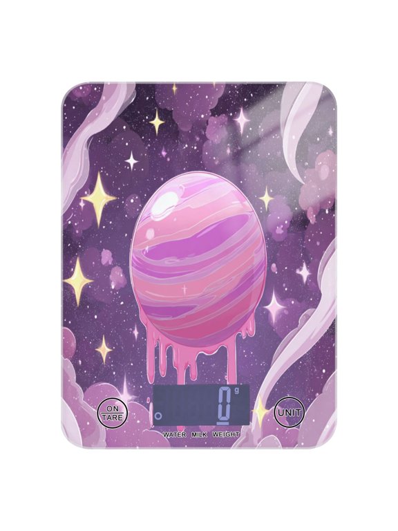 Food Scale Small Food Scale Kitchen Scale Kitchen Electronic Scale Multifunctional Digital Kitchen Scale Baking and Cooking Scale Whimsical Cartoon Cherry Planet