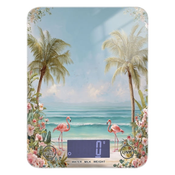 Food Scale Small Food Scale Kitchen Scale Kitchen Electronic Scale Multifunctional Digital Kitchen Scale Baking and Cooking Scale 3d Wall Palm Trees