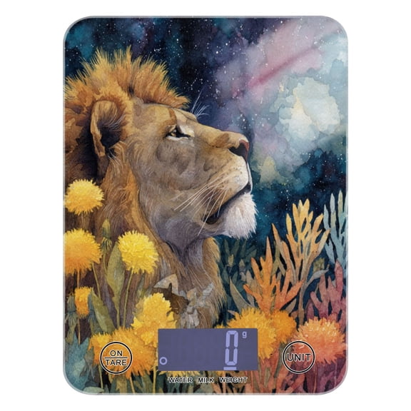 Food Scale Small Food Scale Kitchen Scale Kitchen Electronic Scale Multifunctional Digital Kitchen Scale Baking and Cooking Scale Beautiful Lion