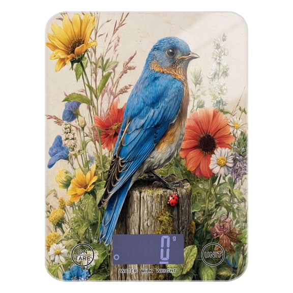 Food Scale Small Food Scale Kitchen Scale Kitchen Electronic Scale Multifunctional Digital Kitchen Scale Baking and Cooking Scale Blue Bird Perched
