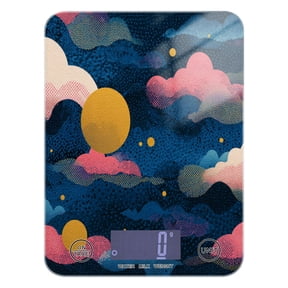 Food Scale Small Food Scale Kitchen Scale Kitchen Electronic Scale Multifunctional Digital Kitchen Scale Baking and Cooking Scale Cartoon Color Cloud