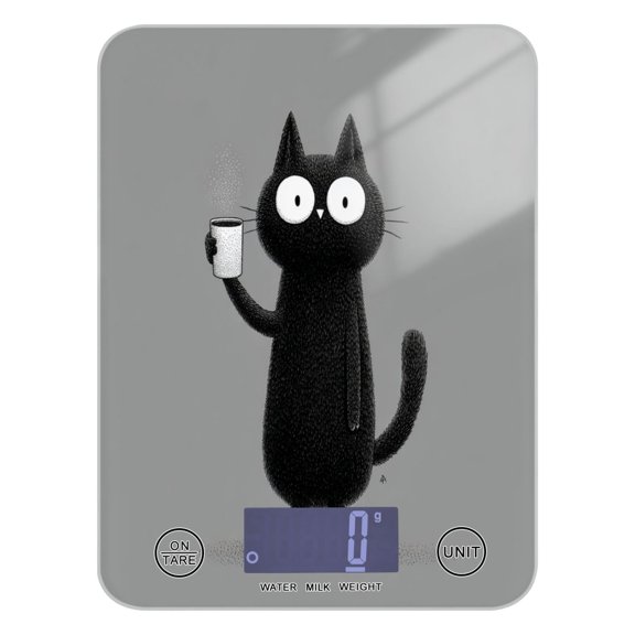 Food Scale Small Food Scale Kitchen Scale Kitchen Electronic Scale Multifunctional Digital Kitchen Scale Baking and Cooking Scale Cat Drinks Coffee