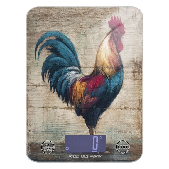 Food Scale Small Food Scale Kitchen Scale Kitchen Electronic Scale Multifunctional Digital Kitchen Scale Baking and Cooking Scale Colorful Rooster