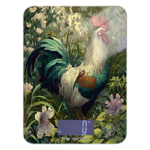 Food Scale Small Food Scale Kitchen Scale Kitchen Electronic Scale Multifunctional Digital Kitchen Scale Baking and Cooking Scale Elegant Rooster