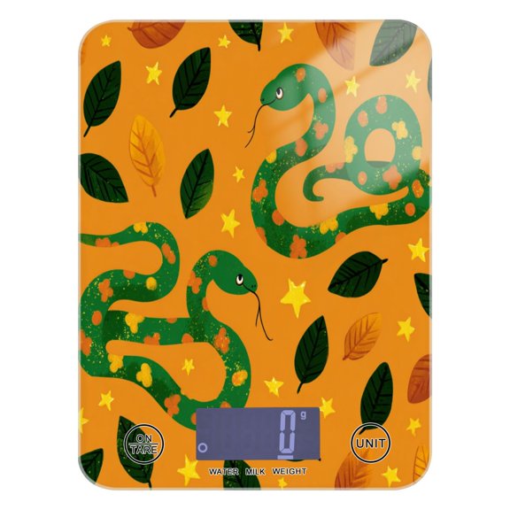 Food Scale Small Food Scale Kitchen Scale Kitchen Electronic Scale Multifunctional Digital Kitchen Scale Baking and Cooking Scale Green Snake