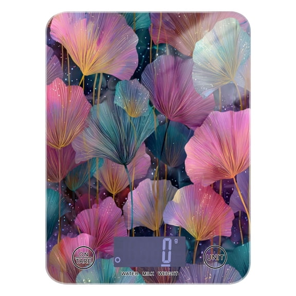 Food Scale Small Food Scale Kitchen Scale Kitchen Electronic Scale Multifunctional Digital Kitchen Scale Baking and Cooking Scale Pink Leaves