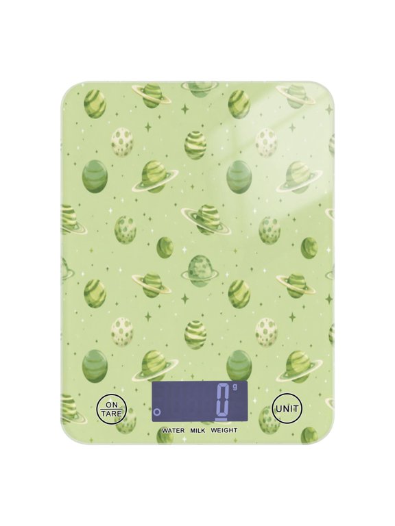 Food Scale Small Food Scale Kitchen Scale Kitchen Electronic Scale Multifunctional Digital Kitchen Scale Baking and Cooking Scale Planet Pale Green
