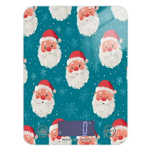 Food Scale Small Food Scale Kitchen Scale Kitchen Electronic Scale Multifunctional Digital Kitchen Scale Baking and Cooking Scale Santa Claus Face