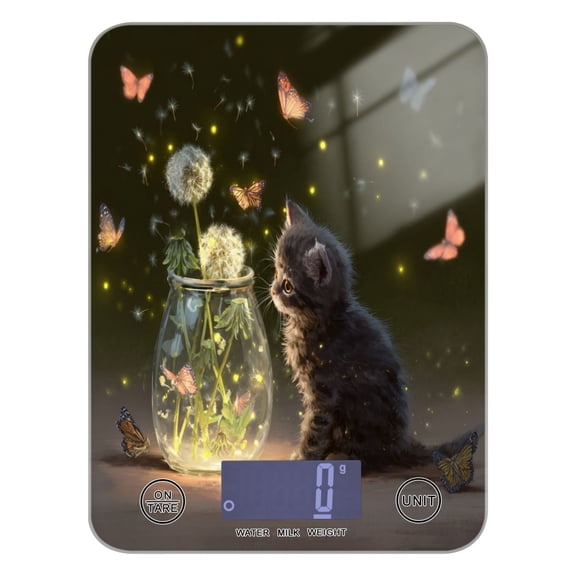 Food Scale Small Food Scale Kitchen Scale Kitchen Electronic Scale Multifunctional Digital Kitchen Scale Baking and Cooking Scale Sweet Kitty Glow