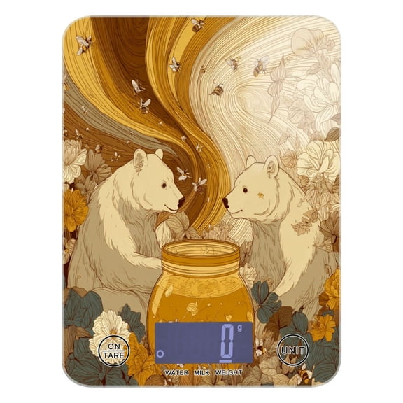Food Scale Small Food Scale Kitchen Scale Kitchen Electronic Scale Multifunctional Digital Kitchen Scale Baking and Cooking Scale Two Bears