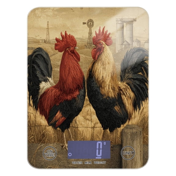 Food Scale Small Food Scale Kitchen Scale Kitchen Electronic Scale Multifunctional Digital Kitchen Scale Baking and Cooking Scale Two Big Roosters